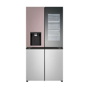 [렌탈]LG 디오스 오브제 음성인식 얼음정수기냉장고W824SKV482S (스톤핑크+스톤실버) 6년의무사용
